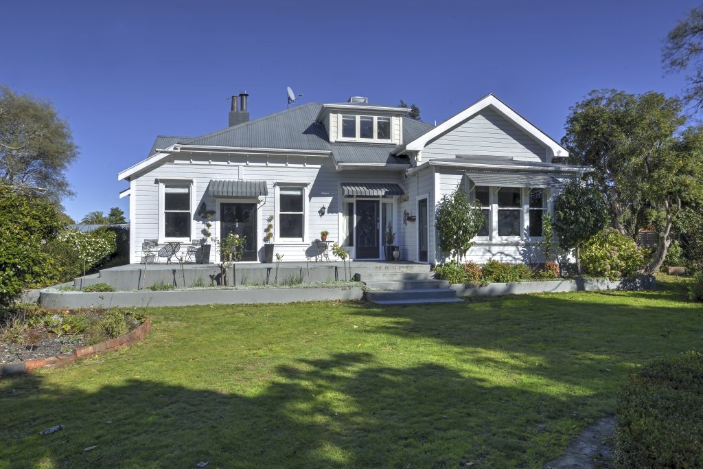 Exterior of a freshly renovate house